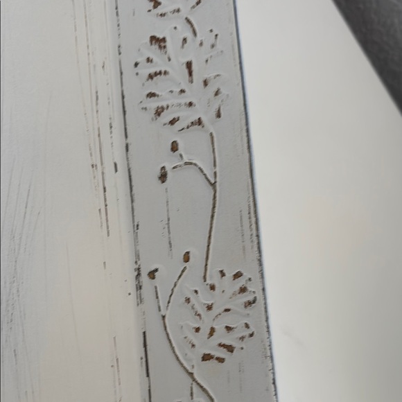 Shabby Chic White Decorative Tray - Picture 6 of 9